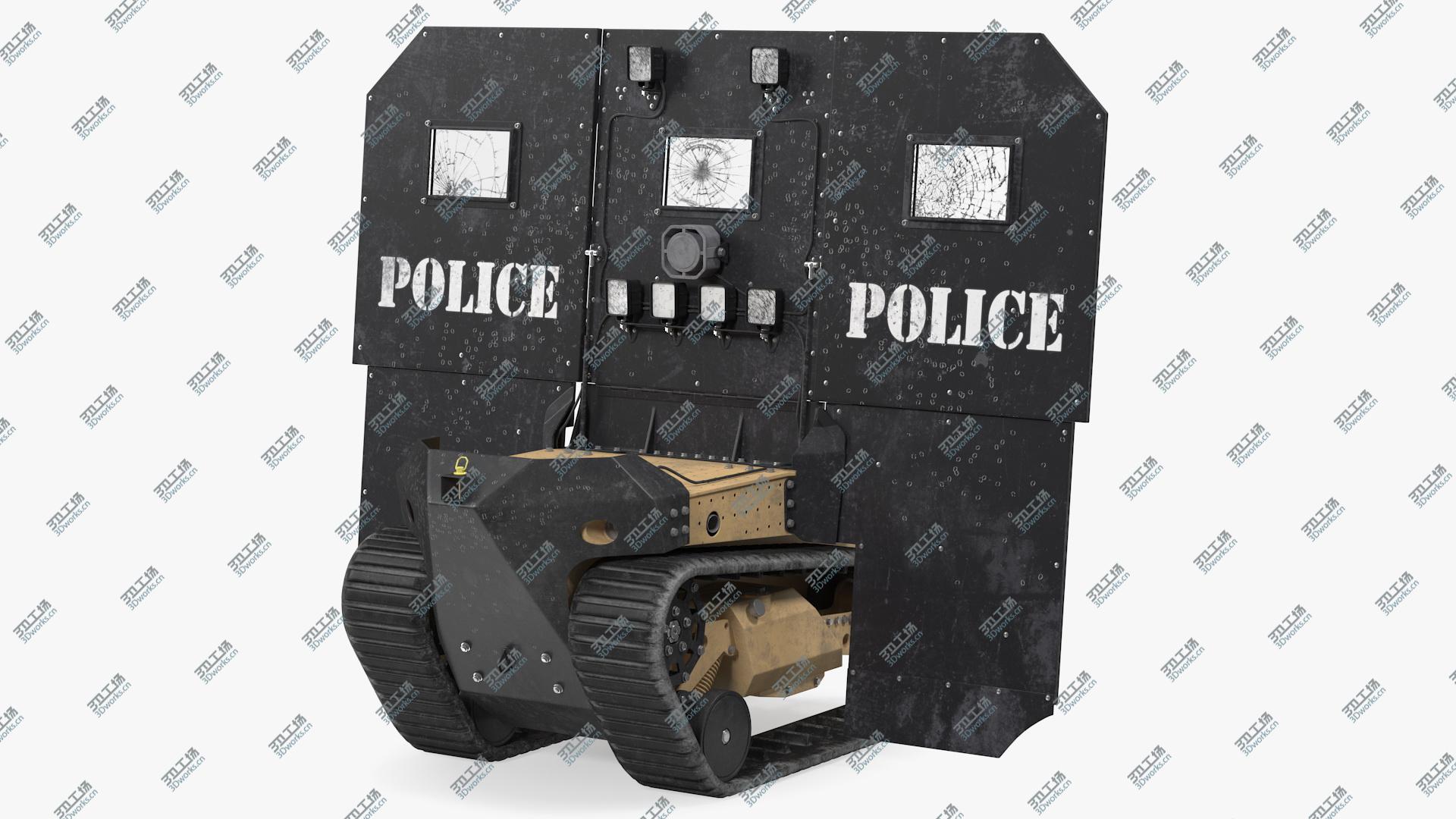 images/goods_img/20210313/3D model Damaged RBS1 SWAT BOT Robotic Ballistic Shield/1.jpg